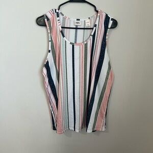 Daytrip Multicolor Striped Tank Top
